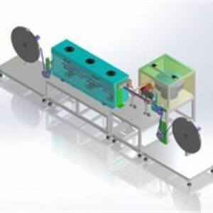 M01. Máy dán và sấy pin (Stamping and drying machine)
